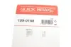 Комплект прижимных планок тормозного суппорта QUICK BRAKE 109-0158 (фото 3)