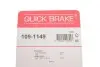 Комплект прижимных планок тормозного суппорта QUICK BRAKE 109-1149 (фото 5)