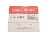 К-кт направляючої гільзи перед. Ford Transit 2.4TDCi 04- QUICK BRAKE 113-1357X (фото 15)