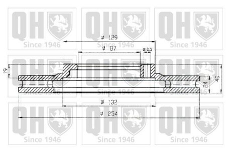 Гальмiвнi диски QUINTON HAZELL BDC5167