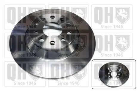 Гальмiвний диск VW Golf VII 12-/Passat 14- QUINTON HAZELL BDC6090 (фото 1)