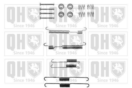 Ремкомплект гальмiвних колодок QUINTON HAZELL BFK459