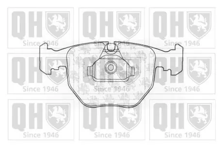 Гальмiвнi колодки дисковi QUINTON HAZELL BP1052