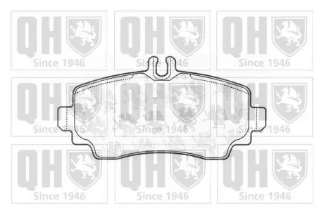 Гальмiвнi колодки дисковi QUINTON HAZELL BP1073