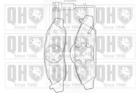 Тормозные колодки дисковые QUINTON HAZELL BP1177