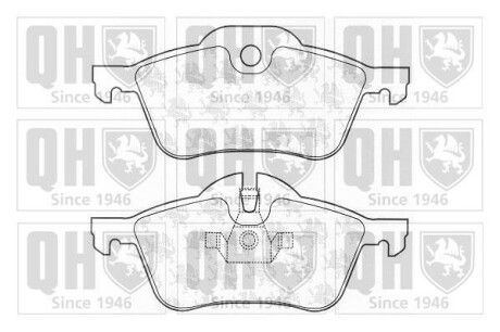 Гальмiвнi колодки дисковi QUINTON HAZELL BP1291