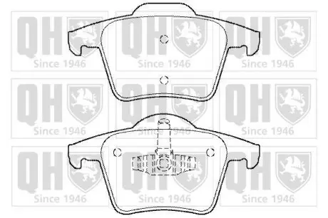 Гальмiвнi колодки дисковi QUINTON HAZELL BP1471