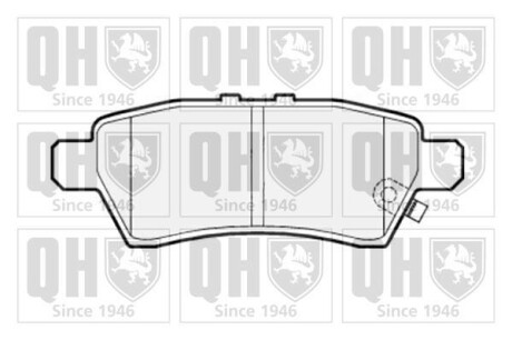 Гальмiвнi колодки дисковi QUINTON HAZELL BP1527