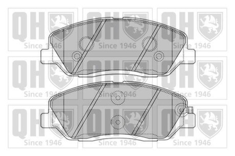 Гальмiвнi колодки дисковi QUINTON HAZELL BP1595