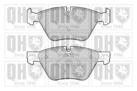Гальмiвнi колодки дисковi QUINTON HAZELL BP1753