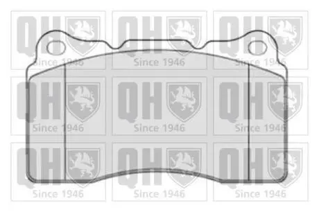 Тормозные колодки дисковые QUINTON HAZELL BP1819