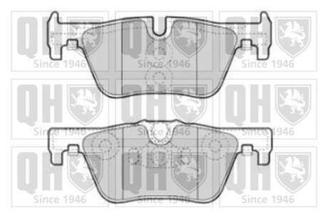 Гальмiвнi колодки дисковi QUINTON HAZELL BP1836
