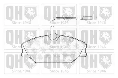 Гальмiвнi колодки дисковi QUINTON HAZELL BP605