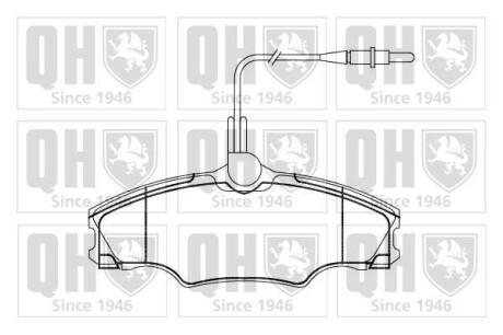 Гальмiвнi колодки дисковi QUINTON HAZELL BP864