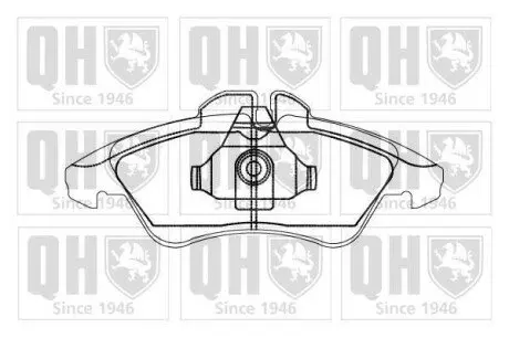 Тормозные колодки дисковые QUINTON HAZELL BP867