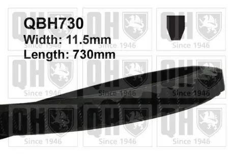Ремень клиновой 11.5#730 QUINTON HAZELL QBH730