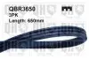 Клиновой ремень 3PK#650 QUINTON HAZELL QBR3650 (фото 1)