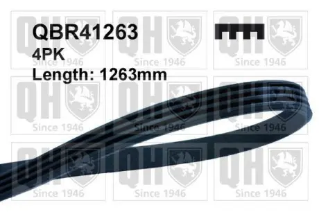 Ремень клиновой QUINTON HAZELL QBR41263