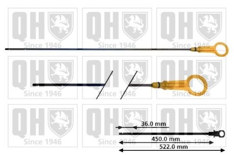 Щуп масляный QUINTON HAZELL QOD131