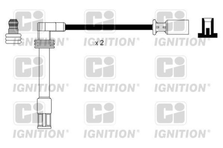 Комплект проводiв запалювання QUINTON HAZELL XC1119