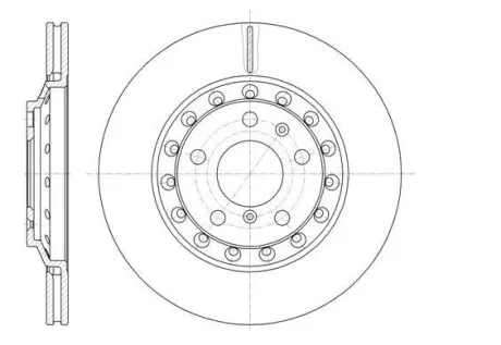 Диск тормозной задний 310mm VW Phaeton, Audi A8 02- REMSA 61155 10