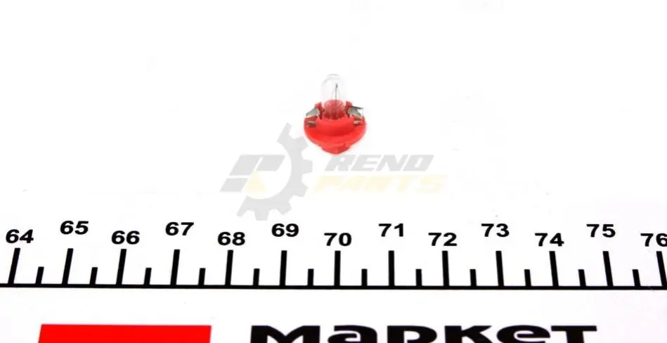 Автолампа BAX B8,4d 1,5 W прозрачная Ring R508TMRE (фото 1)