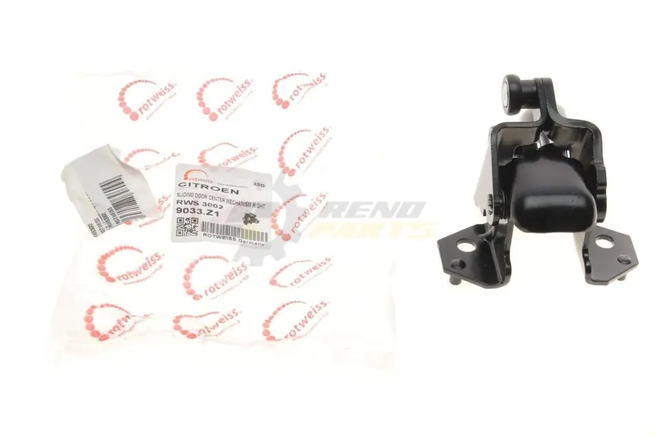 Ролик дверей (боковой/средний) Citroen Berlingo/Peugeot Partner 08- (R) ROTWEISS RWS3002 (фото 1)