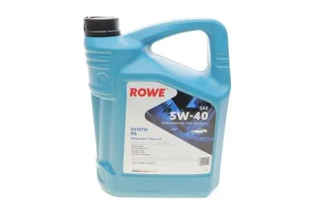Моторное масло HIGHTEC SYNTH RS SAE 5W-40 (5 L) ROWE 20001-0050-99