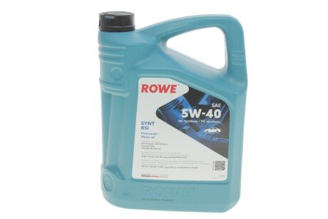 Моторное масло HIGHTEC SYNT RSi SAE 5W-40 (5 L) ROWE 20068-0050-99