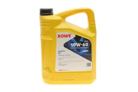 Моторное масло HIGHTEC SYNTH RS SAE 10W-60 (5 L) ROWE 20070-0050-99