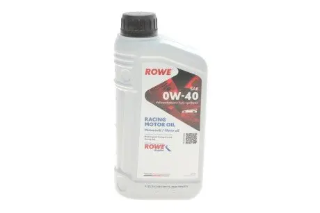 Олива моторна HIGHTEC RACING MOTOR OIL SAE 0W-40 (1 L) ROWE 20092-0010-99 (фото 1)