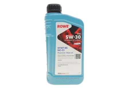 Моторное масло HIGHTEC SYNT RS SAE 5W-30 HC-C1 (1 L) ROWE 20109-0010-99