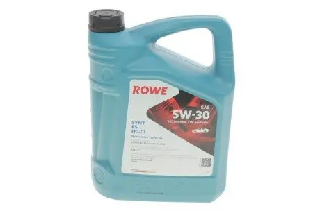 Моторное масло HIGHTEC SYNT RS SAE 5W-30 HC-C1 (5 L) ROWE 20109-0050-99
