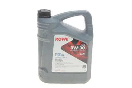Моторное масло HIGHTEC MULTI SYNT DPF SAE 0W-30 (5 L) ROWE 20112-0050-99