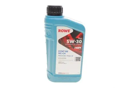Моторное масло HIGHTEC SYNT RS SAE 5W-30 HC-C4 (1 L) ROWE 20121-0010-99
