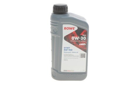 Олива моторна HIGHTEC SYNT RSF 950 SAE 0W-30 (1 L) ROWE 20150-0010-99