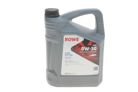 Олива моторна HIGHTEC SYNT RSF 950 SAE 0W-30 (5 L) ROWE 20150-0050-99