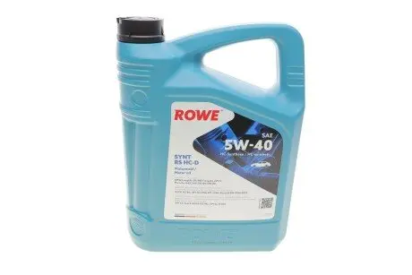 Моторное масло HIGHTEC SYNT RS HC-D SAE 5W-40 (4 L) ROWE 20163-0040-99