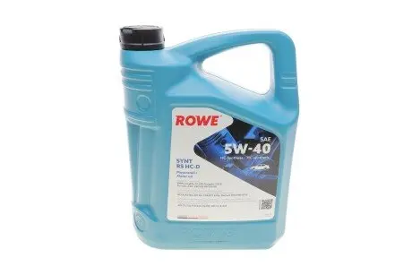 Моторное масло HIGHTEC SYNT RS HC-D SAE 5W-40 (5 L) ROWE 20163-0050-99