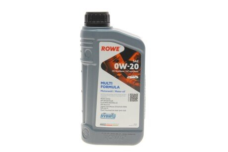 Олива моторна HIGHTEC MULTI FORMULA SAE 0W-20 (1 L) ROWE 20202-0010-99