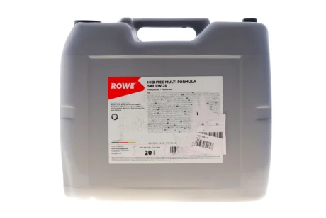 Олива моторна 0W20 HIGHTEC MULTI FORMULA (20L) (MB 229.71/GM dexos D) (ACEA C5/C6) (API SP/SN PLUS) ROWE 20202-0200-99
