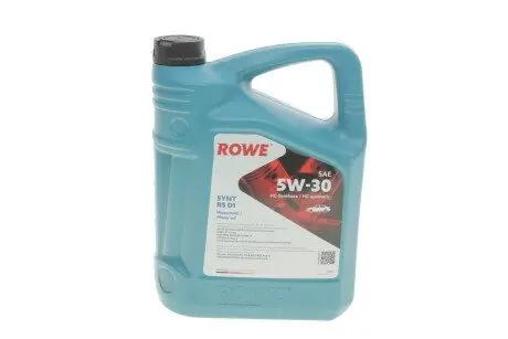 Масло моторное HIGHTEC SYNT RS D1 SAE 5W-30 (5L) ROWE 20212-0050-99