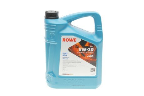 Олива моторна HIGHTEC SYNT ASIA SAE 5W-20 (5 L) ROWE 20359-0050-99