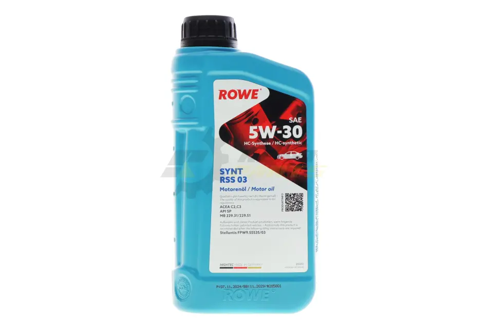 Олива моторна HIGHTEC SYNT RSS 03 SAE 5W-30 (1 L) ROWE 20372-0010-99 (фото 1)