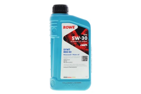 Олива моторна HIGHTEC SYNT RSS 03 SAE 5W-30 (1 L) ROWE 20372-0010-99