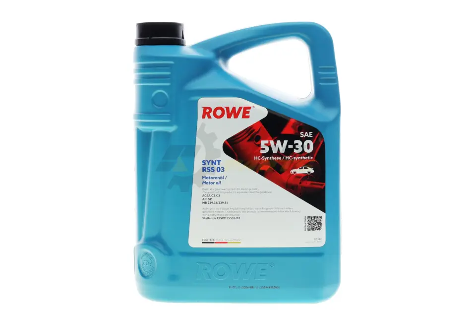 Масло моторное HIGHTEC SYNT RSS 03 SAE 5W-30 (5 L) ROWE 20372-0050-99 (фото 1)