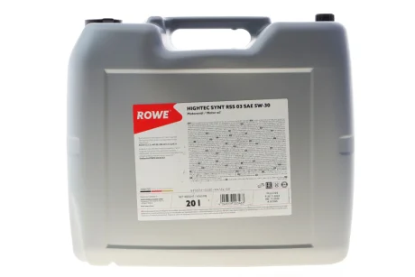 Масло моторное HIGHTEC SYNT RSS 03 SAE 5W-30 (20 L) ROWE 20372-0200-99