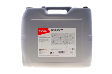Олива трансмісійна 75W90 HIGHTEC TOPGEAR HC (20L) (MIL-L 2105D) (API GL-4/GL-5) ROWE 25034-0200-99