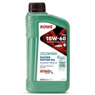 Моторное масло SUNSPEED RACING MOTOR OIL SAE 10W-60 (1 L) ROWE 4920019-0010-99