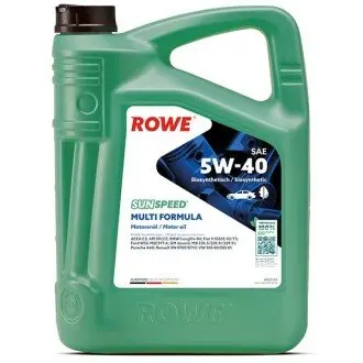 Олива моторна SUNSPEED MULTI FORMULA SAE 5W-40 (5 L) ROWE 4920138-0050-99 (фото 1)